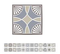 WALPLUS Limstone Tile Stickers Muraux Auto-Adhésif Peel And Stick Carrelage Cuisine Salle De Bains Dosseret Splashback DIY Stickers Carreaux de Ciment Peinture Mur Carrelage Autocollant-15 cm-24pcs