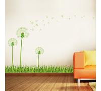 Walplus Stickers muraux phosphorescents amovibles en vinyle Motif pissenlit