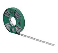 Walraven ruban de montage ruban perforé 0830117 5055, 17x1mm, 10 m, acier, galvanisé sendzimir