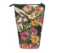 Walrus Trousse à crayons télescopique sur pied pour cosmétiques, maquillage, bureau, Thug Life Flowers, Taille unique, Cartable