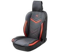 Walser Housse de siège de Voiture, Housse de siège Universelle et sous-Couche de Protection en Noir et Rouge Optique Course Automobile
