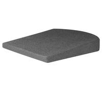 WALSER 27023 Coussin cunéiforme pour voiture Joel, coussin d'assise ergonomique, cunéiforme, noir
