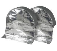 WALSER 2x housse thermique pour pneus, 2 housses de protection de roue jusqu'à 17 pouces/195mm, kit de protection de roue, housse de pneu argentée