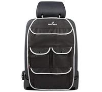 Walser 30032 Organiseur pour Enfants, Sacoche pour siège arrière Lucky Tom en Noir/Gris | Protège-siège avec Protection de Dossier