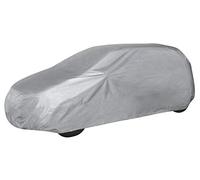 Walser 31010 Housse de voiture taille M gris clair, étanche à l'eau, anti-poussière avec protection UV