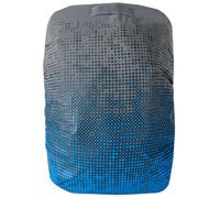 WALSER 44556 Housse réfléchissante, housse de sac à dos, housse de sac à dos réfléchissante argenté-bleu