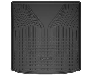 WALSER Bac de coffre premium compatible avec VW Golf VIII Variant (CG5) 08/2020-auj., plancher de chargement supérieur, tapis de protection de coffre 100% ajusté - made in EU