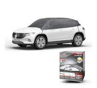 Walser Bâche de Protection pour Voiture All Weather Basic - Imperméable - 100% résistante aux intempéries - Bâche d'extérieur - Bâche de Voiture imperméable - Demi-Garage - Taille L - Gris