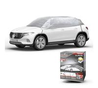 Walser Bâche de Protection pour Voiture All Weather Basic - Imperméable - 100% résistante aux intempéries - Bâche d'extérieur - Bâche de Voiture imperméable - Demi-Garage - Taille L - Argent