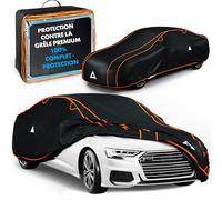 WALSER Bâche de voiture anti-grêle, Récompense Très Bon* housse de protection anti-grêle, Certifié par le TÜV Autriche* bâche contre la grêle Perma Protect Complete, Couverture de garage Taille 5 noir