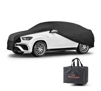 WALSER bâche d'intérieur pour voiture Indoor Stretch, Bâche complet pour l'intérieur, étanche à la poussière SUV XL, noir