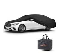 Walser bâche d'intérieur pour Voiture Indoor Stretch, Bâche Complet pour l'intérieur, étanche à la poussière XL, Noir