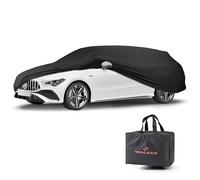 Walser bâche d'intérieur pour Voiture Indoor Stretch, Bâche Complet pour l'intérieur, étanche à la poussière Combi L, Noir