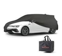 WALSER bâche d'intérieur pour voiture Indoor Stretch, Bâche complet pour l'intérieur, étanche à la poussière Combi M, noir
