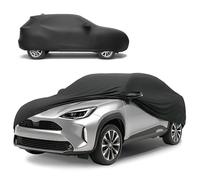 WALSER bâche d'intérieur pour voiture Indoor Stretch, Bâche complet pour l'intérieur, étanche à la poussière pour SUV ou Van Taille 7 noir