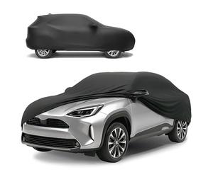 WALSER bâche d'intérieur pour Voiture Indoor Stretch, Bâche Complet pour l'intérieur, étanche à la poussière adaptée SUV ou Van Taille 7 Noir