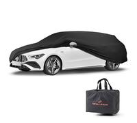Walser bâche d'intérieur pour Voiture Indoor Stretch Basic, Bâche Complet pour l'intérieur, étanche à la poussière Combi L, Noir