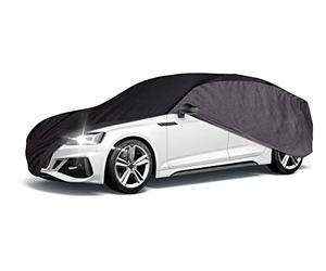 WALSER CarComfort bâche d'intérieur pour Voiture Indoor Eco, Bâche Complet pour l'intérieur, étanche à la poussière pour Voiture Taille 2 Noir