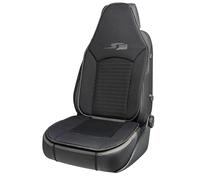 Walser CarComfort Housse de siège de Voiture S-Race, Mention Très Bien* Universel Housse de siège pour siège à Dossier Haut/siège Pilote Noir