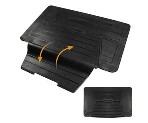 WALSER CarComfort Tapis de coffre Bootguard avec protection du seuil de chargement, protection universelle du coffre avec protection du pare-chocs, tapis antidérapant 120x76x39cm