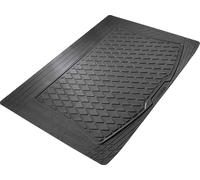 WALSER CarComfort Tapis de coffre Safeguard, dimensions 120 x 80 cm, tapis caoutchouc universel pour voiture, protection universelle du coffre, tapis antidérapant