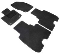 WALSER Comfort Tapis de sol en velours feutre aiguilleté compatible avec Honda Civic IX 09/2011-auj.