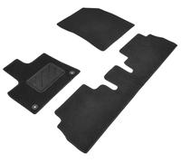 WALSER Comfort Tapis de sol en velours feutre aiguilleté compatible avec Peugeot Rifter/Citroen Berlingo 2018-auj.