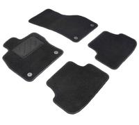 WALSER Comfort Tapis de sol en velours feutre aiguilleté compatible avec VW Golf VII 2012-2021, Golf VIII 2019-auj.