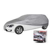 Walser Couverture de Voiture All Weather Light Bâche Complet Taille L Gris, Bâche de Voiture étanche, étanche à la poussière avec Protection UV