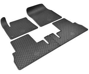 WALSER DirtGuard Tapis de sol sur mesure compatible avec Citroen Berlingo/Opel Combo E Tour/Life 06/2018-Auj., Peugeot Rifter 09/2018-Auj.