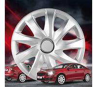 Walser Enjoliveurs de Roues Drifter, Mention Très Bien* Ensemble de Quatre enjoliveurs de Roues pour Jantes en Acier 14" Argent