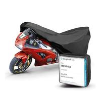 Walser Garage Moto M, Mention Très Bien* Couverture Moto, bâche de Couverture Vespa, bâche de Protection Scooter, Garage Vespa, bâche Moto Noir 215x95x120 cm