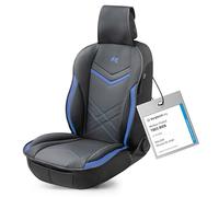 Walser Housse de siège de Voiture, Housse de siège Universelle et sous-Couche de Protection en Noir et Bleu Optique Course Automobile