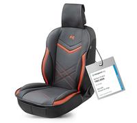 Walser Housse de siège de Voiture, Housse de siège Universelle et sous-Couche de Protection en Noir et Rouge Optique Course Automobile