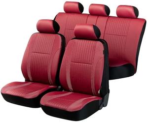 WALSER Housse de siège de voiture set complet Medway avec fermeture éclair, ZIPP-IT Premium, 2 housses de siège avant, 1 housse de siège arrière