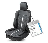 Walser Housse de siège de Voiture, Universel Housse de siège et Coussin de Protection Noir-Argent Kimi, Housse de siège Compatible avec 95% de automóviles (Voiture/Berline/SUV/Camionnette/Fourgon)