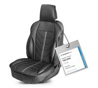WALSER housse de siège de voiture, universel housse de siège et coussin de protection noir-gris Kimi, housse de siège compatible avec 95% de automóviles (Voiture/Berline/SUV/Camionnette/Fourgon)