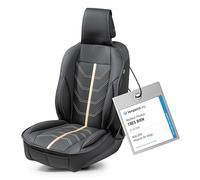 Walser Housse de siège de Voiture, Universel Housse de siège et Coussin de Protection Noir-Or Kimi, Protection de Place Compatible avec 95% de automóviles (Voiture/Berline/SUV/Camionnette/Fourgon)