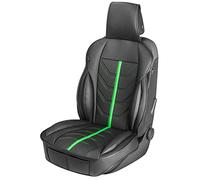 Walser Housse de siège de Voiture, Universel Housse de siège et Coussin de Protection Noir-Vert Kimi, Housse de siège Compatible avec 95% de automóviles (Voiture/Berline/SUV/Camionnette/Fourgon)