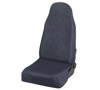 WALSER Housse de siège voiture jeans bleu pour un siège avant, housse de protection montage universel, housse de siège voiture 47024