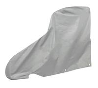 WALSER Housse de timon pour caravane, housse de timon pour remorque, housse d'attelage, protection de timon PVC en taille universelle 82x32x59cm gris