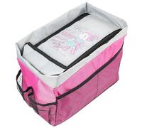 WALSER Organisateur de siège arrière, siège de voiture pour enfants, boîte de rangement de siège arrière de poupée de ballet, boîte de rangement rose