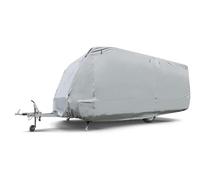Walser Premium Bâche pour Caravane, Couverture de Caravane 100% résistante aux intempéries, bâche de Caravane imperméable avec Protection UV, Housse de Protection pour Caravane 510x250x220cm