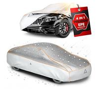 WALSER Premium Housse Anti-Grele & Chaleur Voiture, Protection EPE Sun Protect - Reduit la Temperature Interieure, Bache Auto 100% Etanche, Garage Toutes Saisons Taille 1