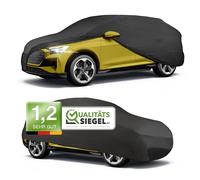 WALSER Premium Housse de Voiture d’intérieur - Protection complète, Tissu élastique et Respirant, Anti-poussière, Doublure Douce, Ajustement serré, Indoor Stretch Plus, Taille 8 SUV/Van Noir