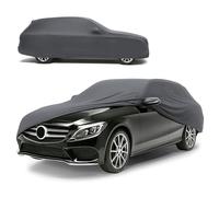 WALSER Premium Housse de Voiture d’intérieur - Protection complète, Tissu élastique et Respirant, Anti-poussière, Doublure Douce, Ajustement serré, Indoor Stretch Plus, Taille 5 Break Anthracite