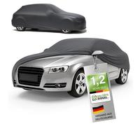 WALSER Premium Housse de Voiture d’intérieur - Protection complète, Tissu élastique et Respirant, Anti-poussière, Doublure Douce, Ajustement serré, Indoor Stretch Plus, Taille 4 Break Anthracite