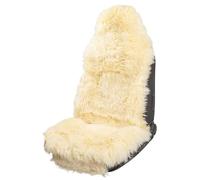 Walser Premium Peau de Mouton pour siège Marla, 100% Peau de Mouton pour siège de Voiture avec 5cm de Hauteur de Laine, protège-siège en Peau de Mouton, Housse de Protection en Fourrure Beige
