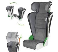 WALSER Premium Siège auto Noemi, ECE R129 Rehausseur de siège auto enfants 100-135 cm (env. 3-8 ans), place enfant pour les voitures avec/sans i-Size, place voiture taille 57x46x22 cm Anthracite