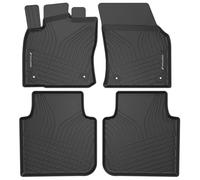 WALSER Premium Tapis de sol auto compatible avec Seat Tarraco (KN2) 09/2018-2024, Skoda Kodiaq 10/2016-2023, tapis caoutchouc auto 100% ajusté - made in EU